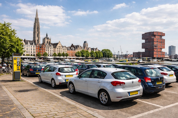 Parkplatz in Antwerpen