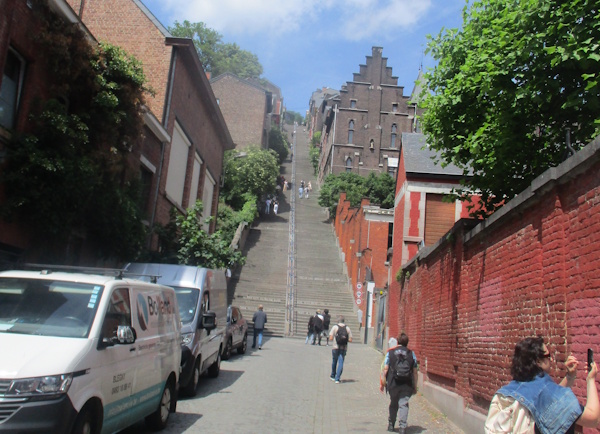 Montagne de Bueren Treppe Lüttich